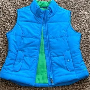 Aeropostale size Medium Blue/Lime Green Vest